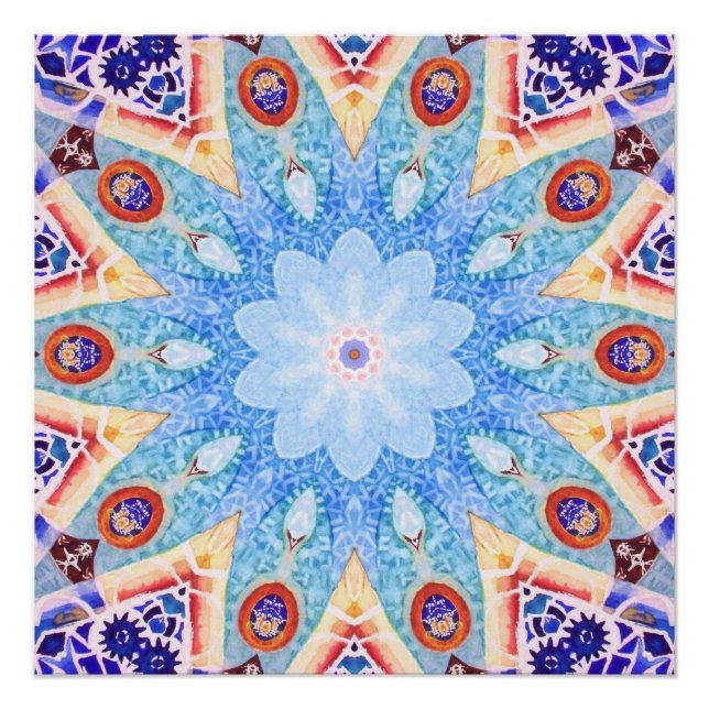 Gaudi's Tile. Poster (Front)