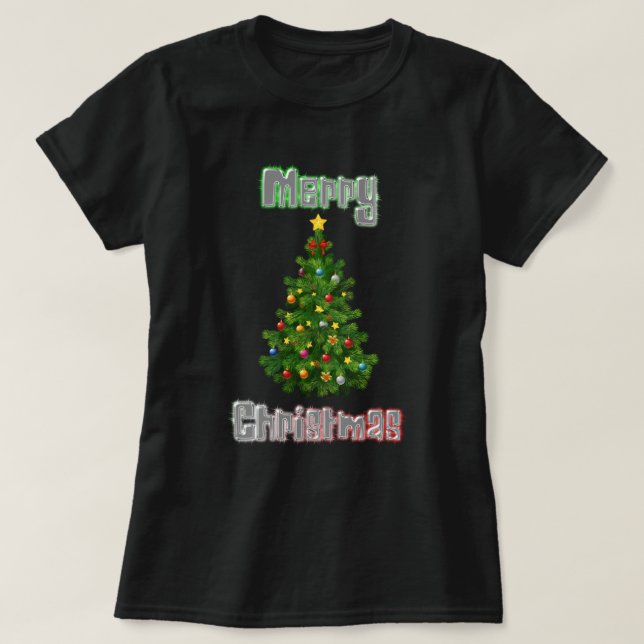 Gaudy Christmas T-Shirt (Design Front)