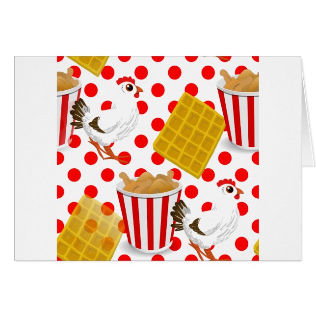 gaufres de poulet (Devant horizontal)