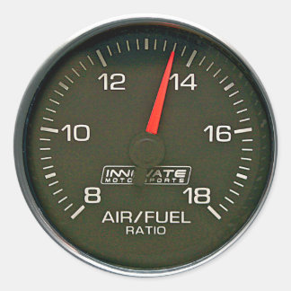 Gauge Classic Round Sticker