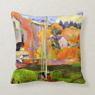 Gauguin - A Breton Landscape-David's Mill-1894 Throw Pillow