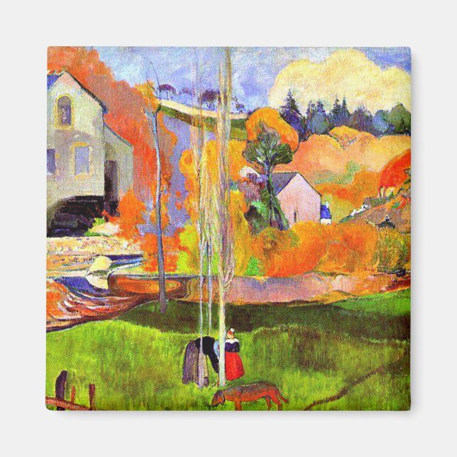 Gauguin - A Breton Landscape-David's Mill, Magnet (Front)