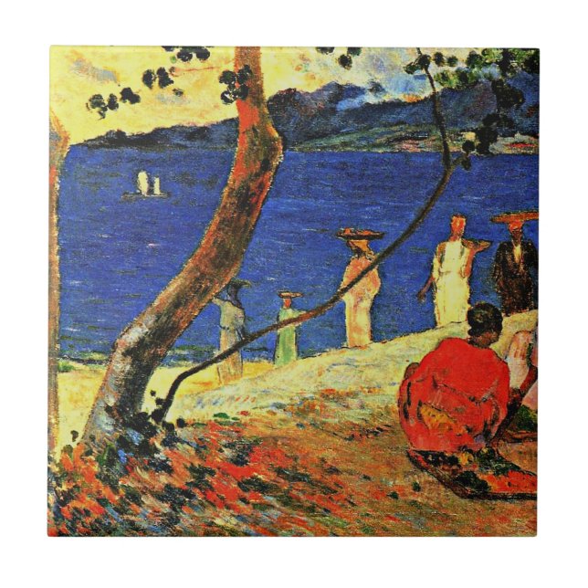 Gauguin - A Seashore Tile (Front)