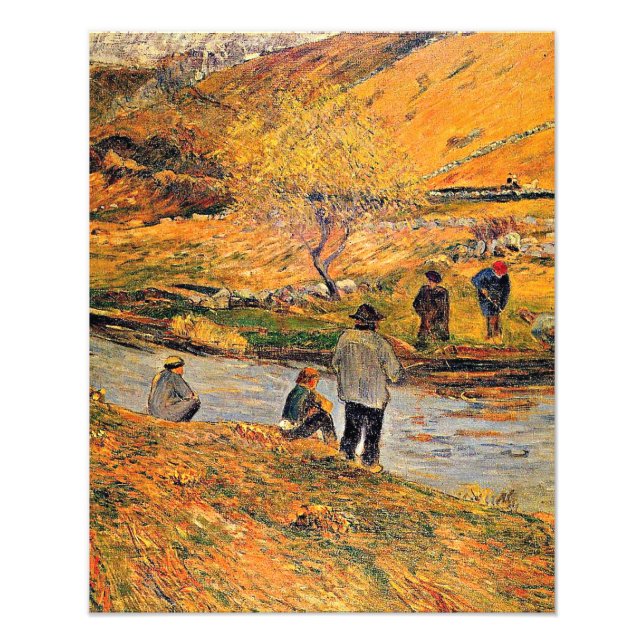Gauguin - Breton Fisherman Photo Print (Front)