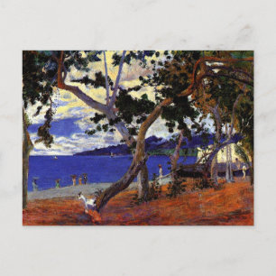 Gauguin - Coastal Landscape from Martinique Postcard