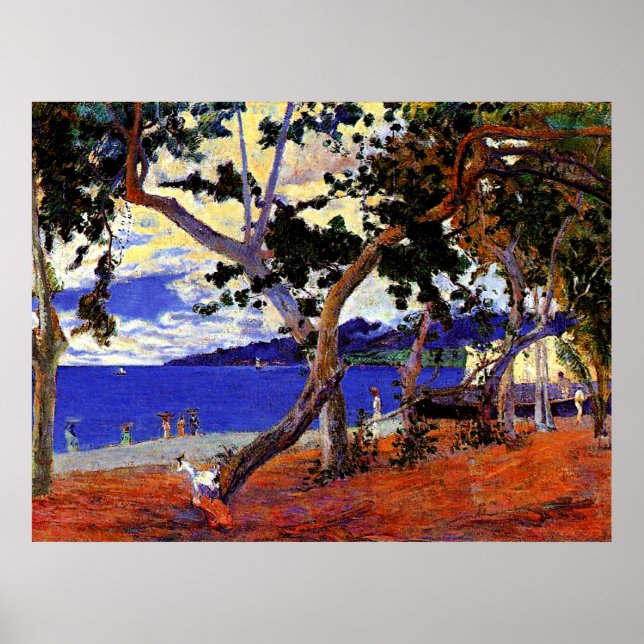 Gauguin - Coastal Landscape from Martinique Poster (Front)