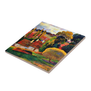 Gauguin: Farm in Brittany, 1894 painting Tile