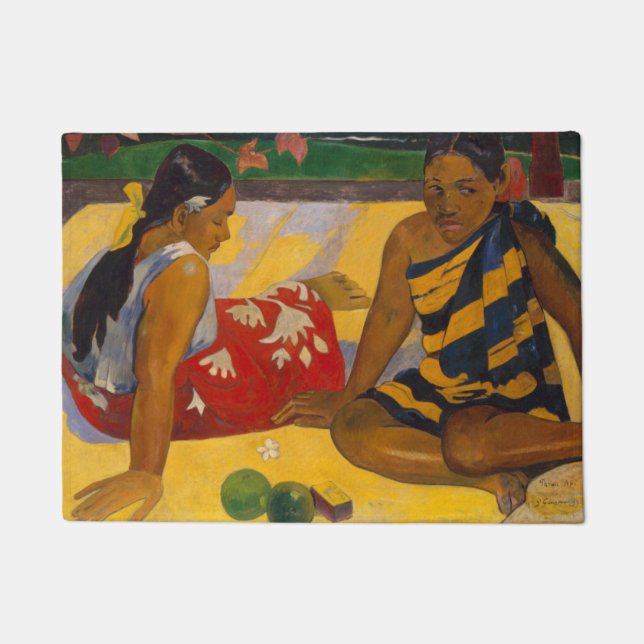 Gauguin French Polynesia Tahiti Women Painting Doormat (Front)