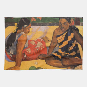Gauguin French Polynesia Tahiti Women Painting Kitchen Towel