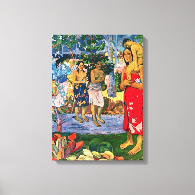 Gauguin Ia Orana Maria Canvas Wrap (Front)