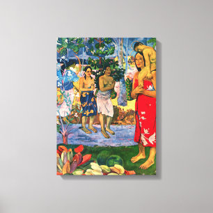 Gauguin Ia Orana Maria Canvas Wrap Print