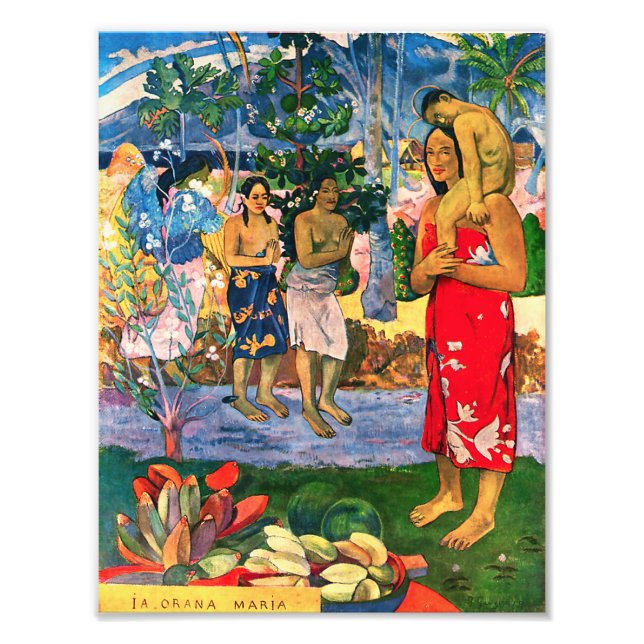 Gauguin Ia Orana Maria Photo Print (Front)