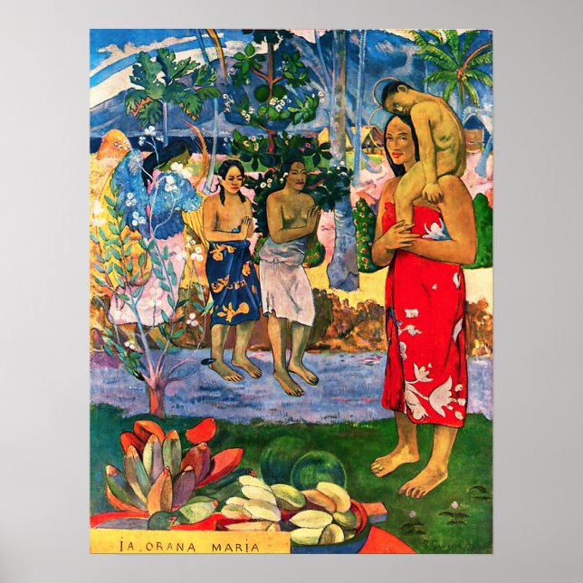 Gauguin Ia Orana Maria Poster (Front)