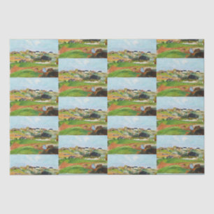 Gauguin Landscape at Le Pouldu Vintage Art Print Tissue Paper