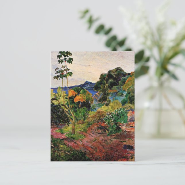 Gauguin - Martinique Landscape Postcard (Standing Front)