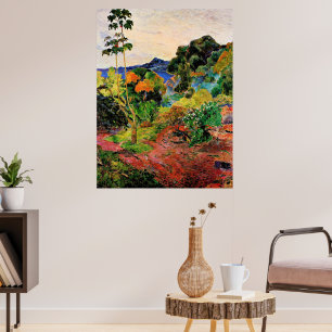 Gauguin - Martinique LandscapE, Poster