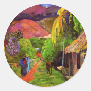 Gauguin Road à Tahiti Stickers