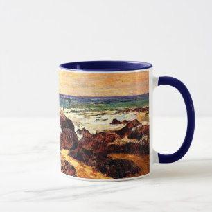 Gauguin - Rocks and Sea, 1886, painting Mug