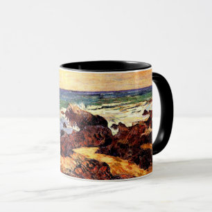 Gauguin - Rocks and Sea, 1886, painting Mug