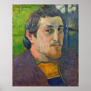 Gauguin - Self Portrait Dedicated To Carriere 1888 Poster