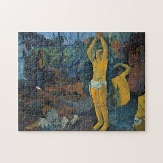 Gauguin Tahitian Women Where Do We Come From? Jigsaw Puzzle (Horizontal)