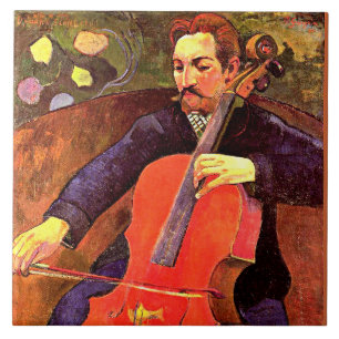 Gauguin - The Cellist Tile