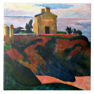 Gauguin - The House at Pan-Du Tile