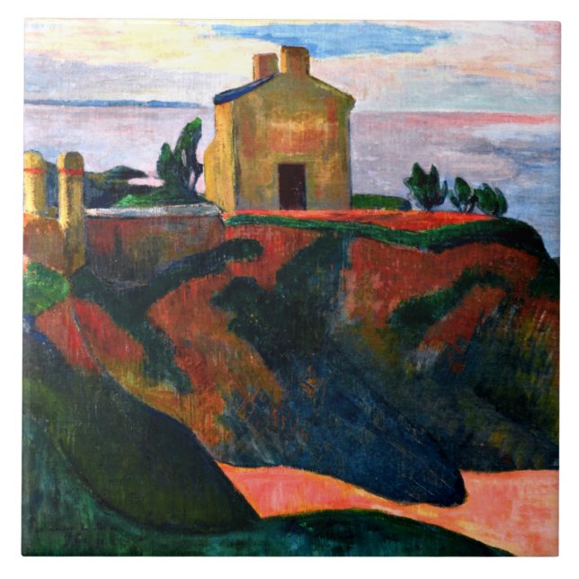 Gauguin - The House at Pan-Du Tile (Front)