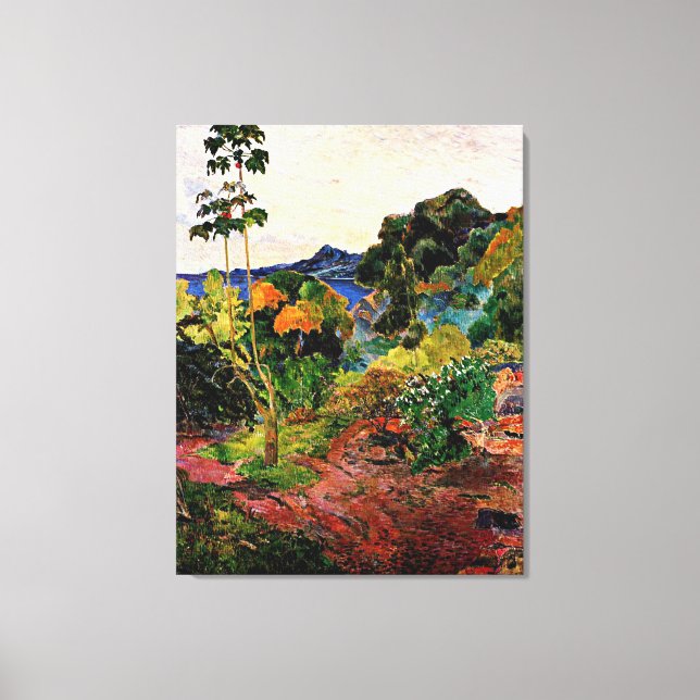 Gauguin - Tropical Vegetation Canvas Print (Front)