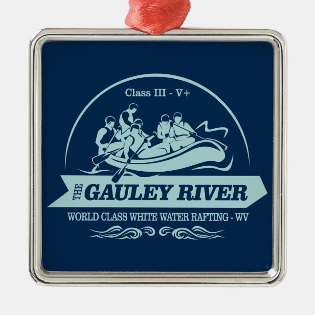 Gauley River (rafting2) Metal Ornament (Front)