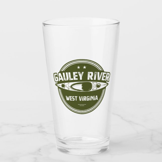 Gauley River, West Virginia Glass (Front)