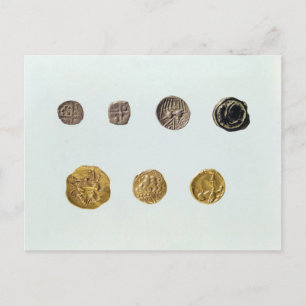 Gaulish coins, c.750-0 BC Postcard