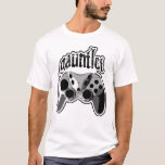 gauntlet T-Shirt<br><div class="desc">video game paddle</div>