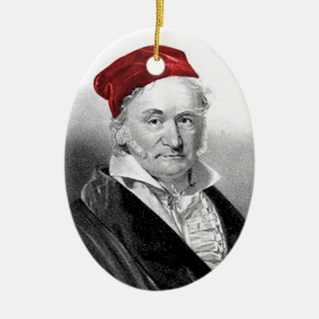 Gauss Ceramic Ornament (Front)