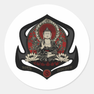 Gautama Buddha Classic Round Sticker