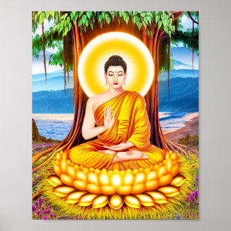 Gautama Buddha Poster