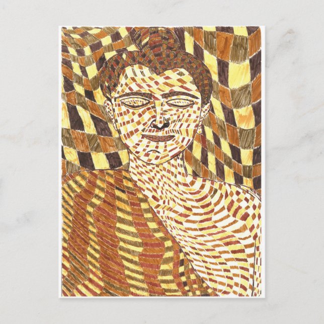 gautama Buddha psychedelic Postcard (Front)