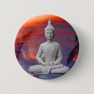 Gautama Siddhartha Buddha 2 Inch Round Button