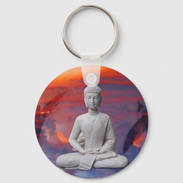Gautama Siddhartha Buddha Keychain (Front)