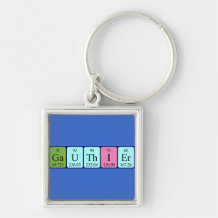 Gauthier periodic table name keyring