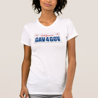 Gav 4 Gov License Plate T-Shirt