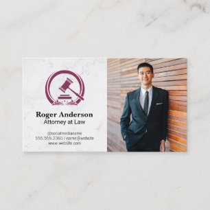 Gavel   Law   Business Man Business Card