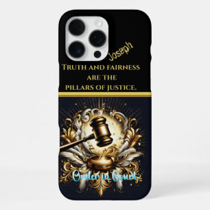 Gavel on Base Commands Authority iPhone 16 Pro Max Case