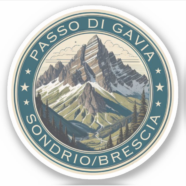 gavia Pass mountain pass brescia Italian alps (Front)
