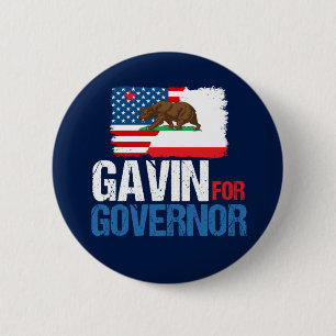 Gavin for Governor of California in 2018 2 Inch Round Button