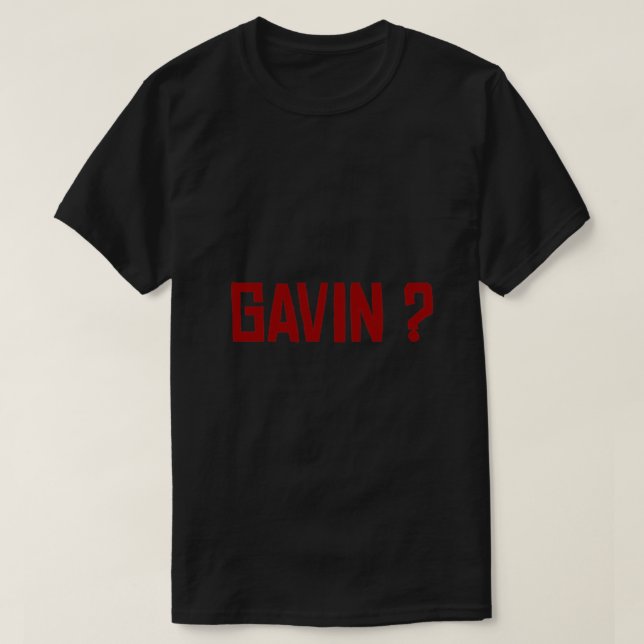 Gavin Funny RDR2 Graphic Classic T-Shirt (Design Front)