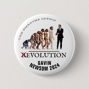 Gavin Newsom 2024 2 Inch Round Button