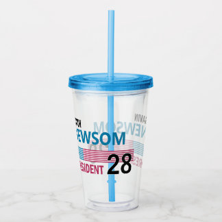 Gavin Newsom 2028 Acrylic Tumbler