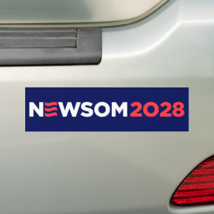 Gavin Newsom 2028 Bumper Sticker