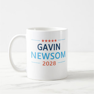 Gavin Newsom 2028 For President Coffee Mug